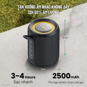 Loa Bluetooth Wise Tiger P1S-BLACK nhỏ gọn giá rẻ
