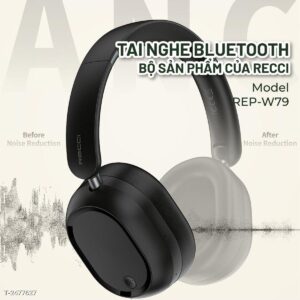 Recci REP-W79 - Tai Nghe Bluetooth Chất Âm Tuyệt Đỉnh