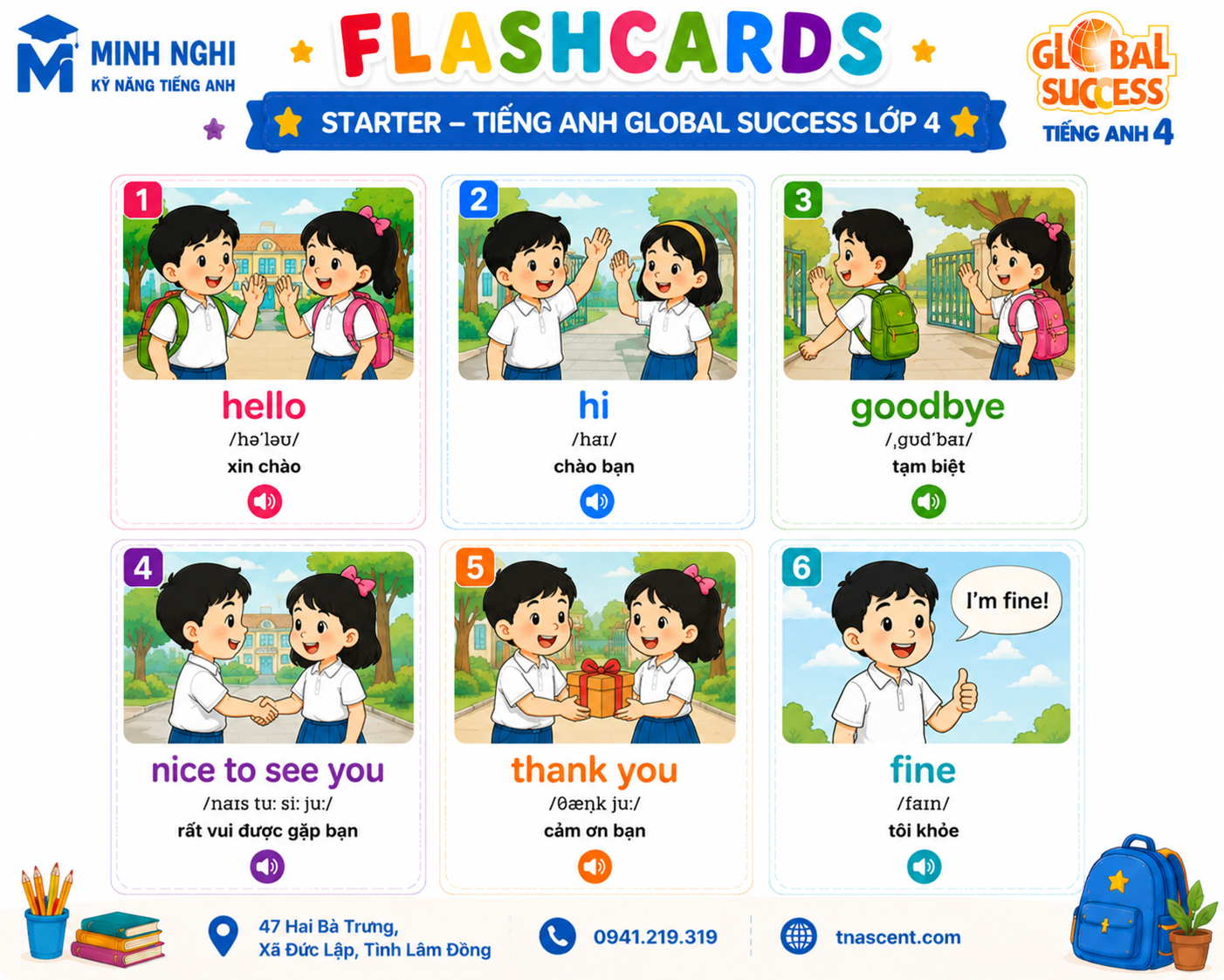 Flashcards Starter Tiếng Anh 4