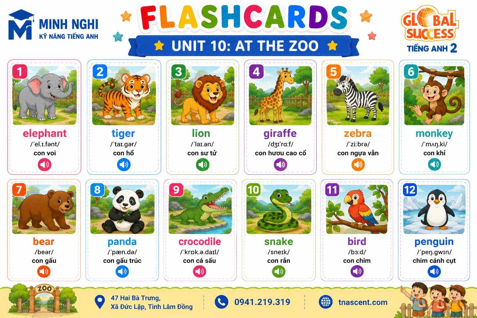 Flashcards Unit 10 Global Success