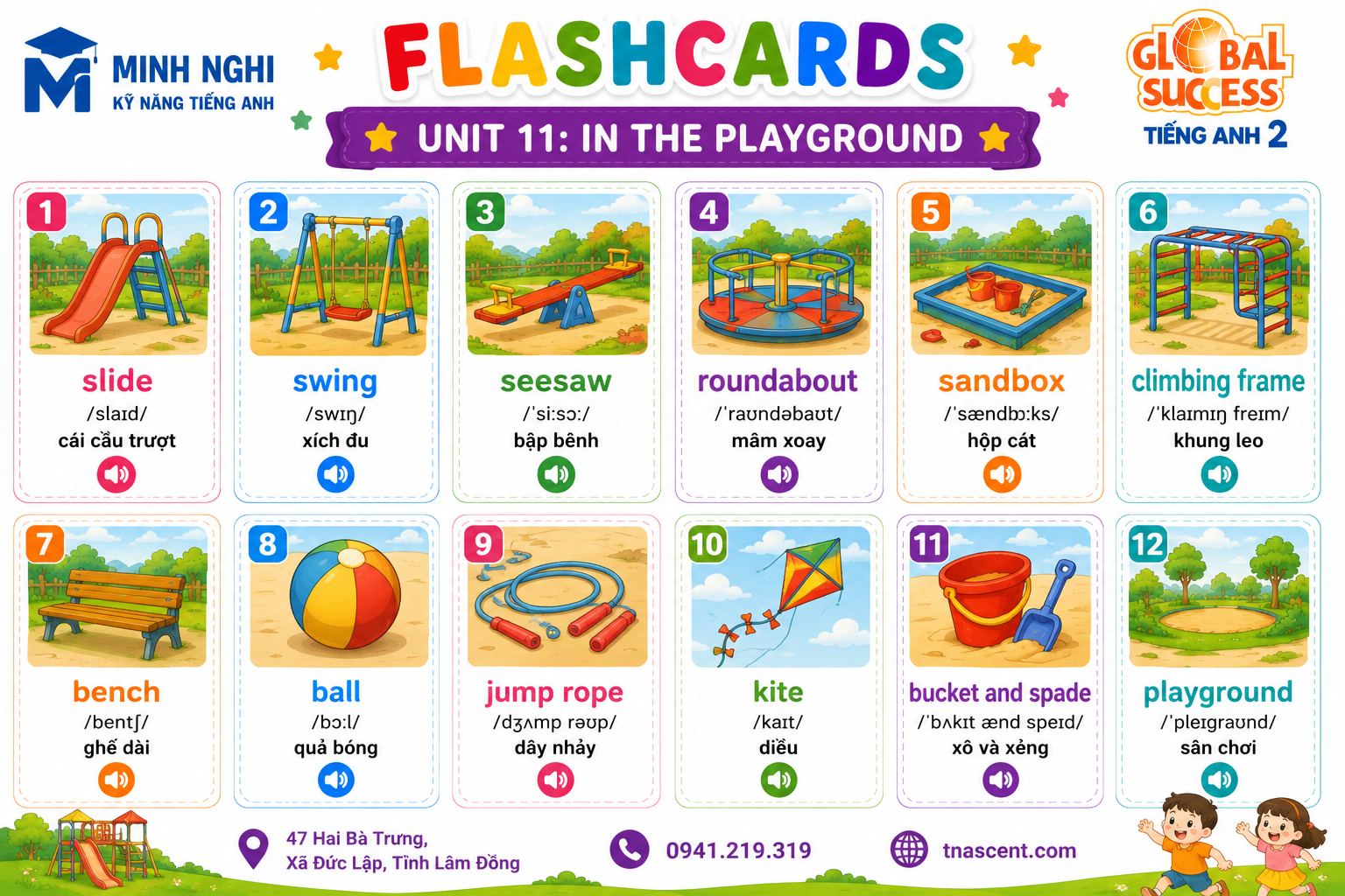Flashcards Unit 11 Global Success